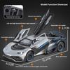 1:32 Scale Amg One Sports Car Model - Alloy Diecast Vehicle With Opening Doors Sound Light Effects Pull Back Power Kids Toy Car