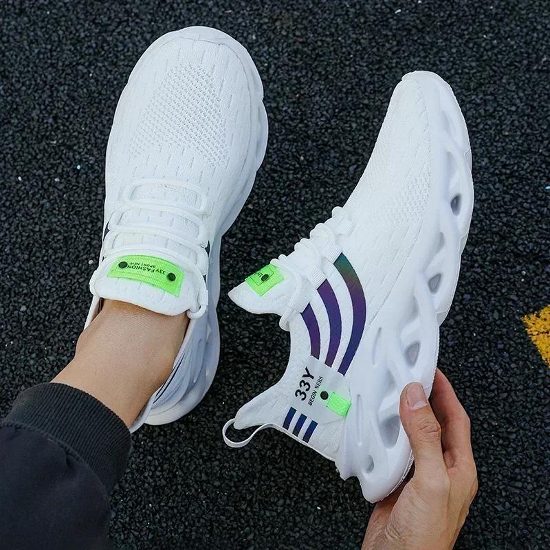 Men's Casual Sports Shoes Breathable Lightweight Outdoor Sports Shoes Jogging Tennis Fashionable Walking Men's Shoes Trainer Men