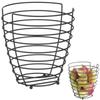 Wire Fruit Bowl Basket Black with Matte Coating, Diameter 230 Mm Hendi 427187