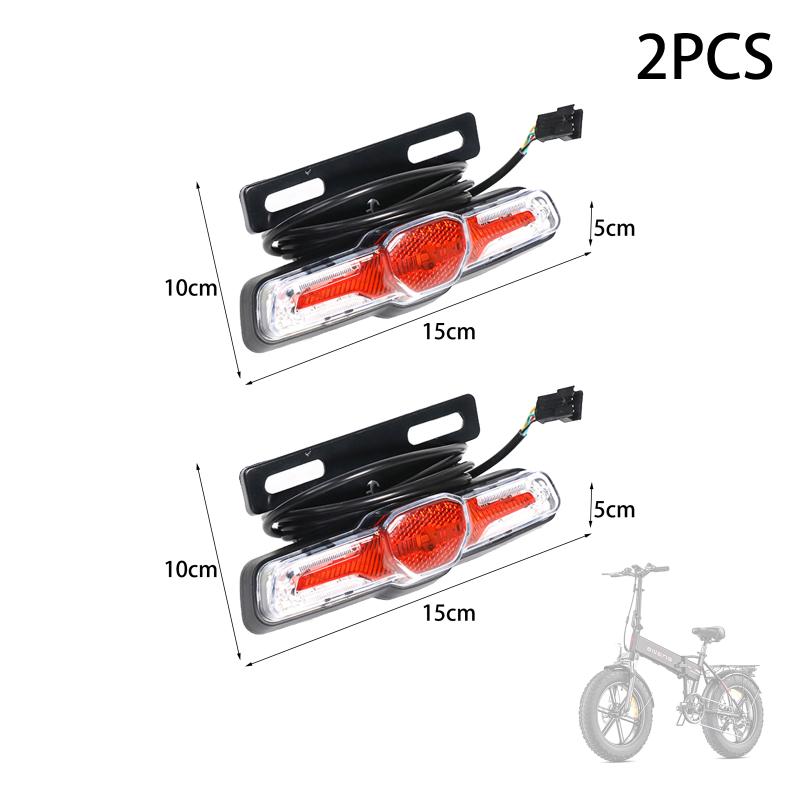 Přední světlo pro Engwe Ep-2Pro Fat Bike Elektrické kolo E-Bike Díly Příslušenství Nový Vzhled Náhradní Světlomet