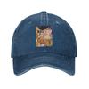 The Kiss By Gustav Klimt Baseball Caps Snapback Denim Fabric Hats Outdoor Adjustable Casquette Streetwear Baseball Cowboy Hat