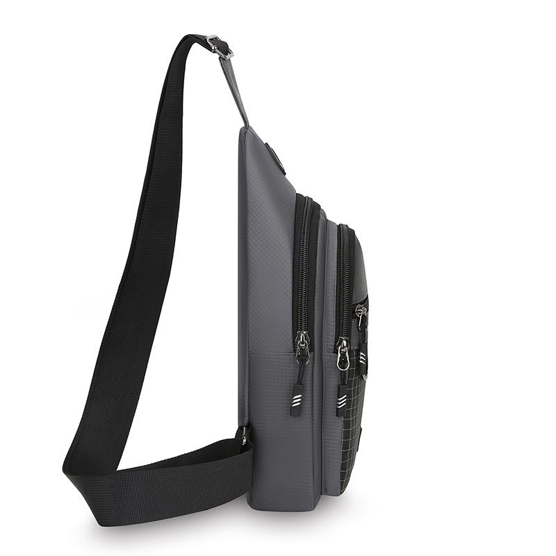 Nová multifunkční náprsní taška Pánská módní trendová taška přes rameno z oxfordské tkaniny Ležérní voděodolná taška messenger v korejském stylu Kabelka