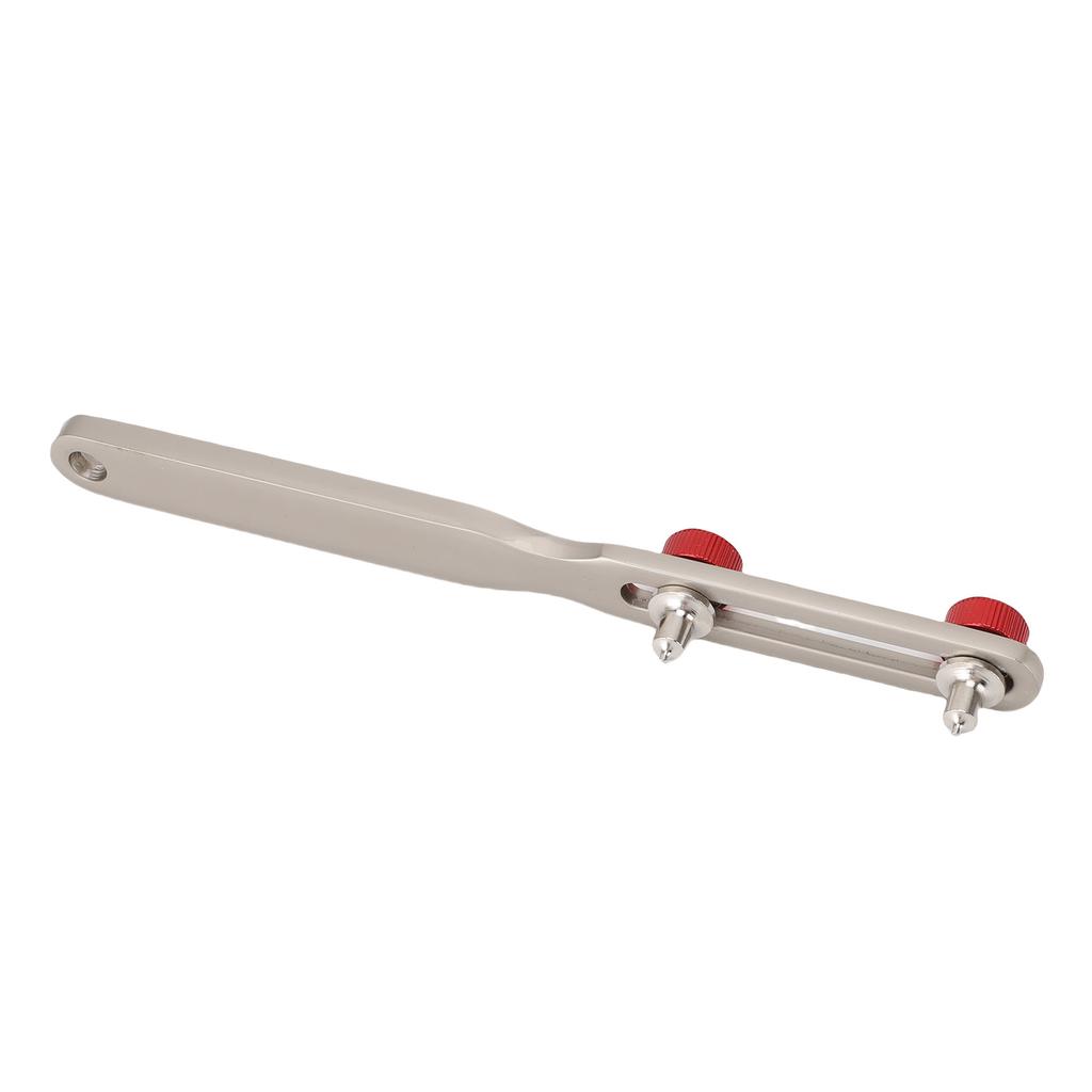 2 Jaw Watch Opener 60mm Opening Accurate Metal Wrench Type Watch Case Back Opener for Repairing