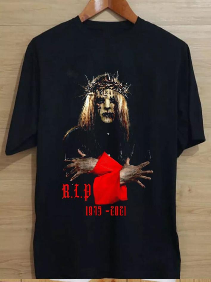 Vtg Joey Jordison Slipknot Band Cotton Black Unisex Tee Shirt M