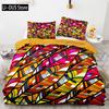 Tribe Bedding Set Single Twin Full Queen King Size Ancient culture Bed Set Aldult Kid Bedroom Duvetcover Sets 3D Anime 012