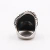 European-American Retro Stainless Steel Beard Skull Ring - Punk Festival Gift, Hip Hop Accessory