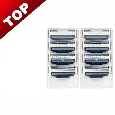8 Pcs 3 Layers Men Face Razor Blades Shaving Blades Shaver Sharpener Razor Blade