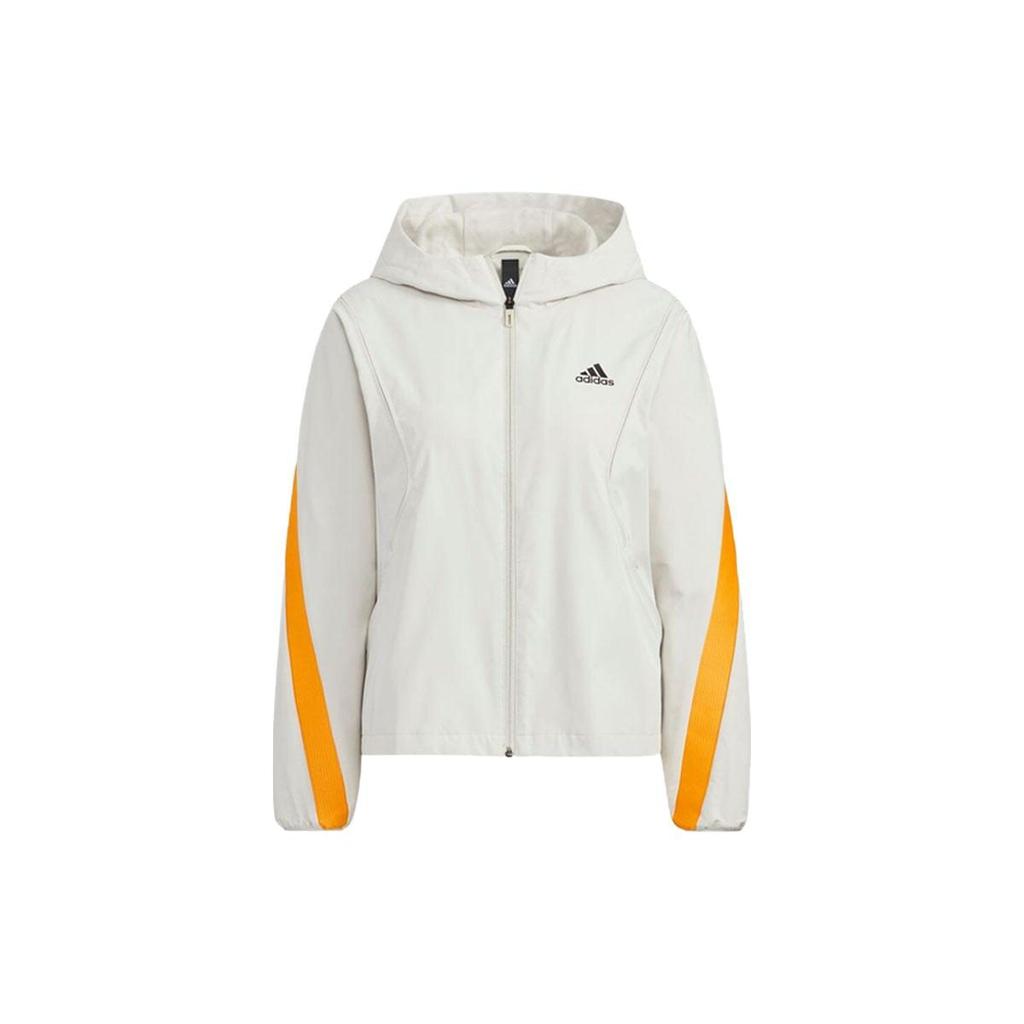 adidas Jackets Women's White Hooded Moderate Other HF2467