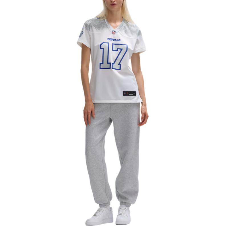 Nike Nfl Josh Allen Rivalries Series V-Neck Loose Fit Short Sleeve Football Jersey Women Jersey 67NW0G6281F-RZ1