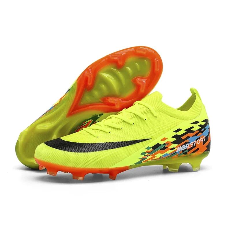 

New Men Soccer Shoes Sport Grass Football Boots Unisex Cleats Ultralight Outdoor Match Adult Non-Slip Comfortable High-quality 35