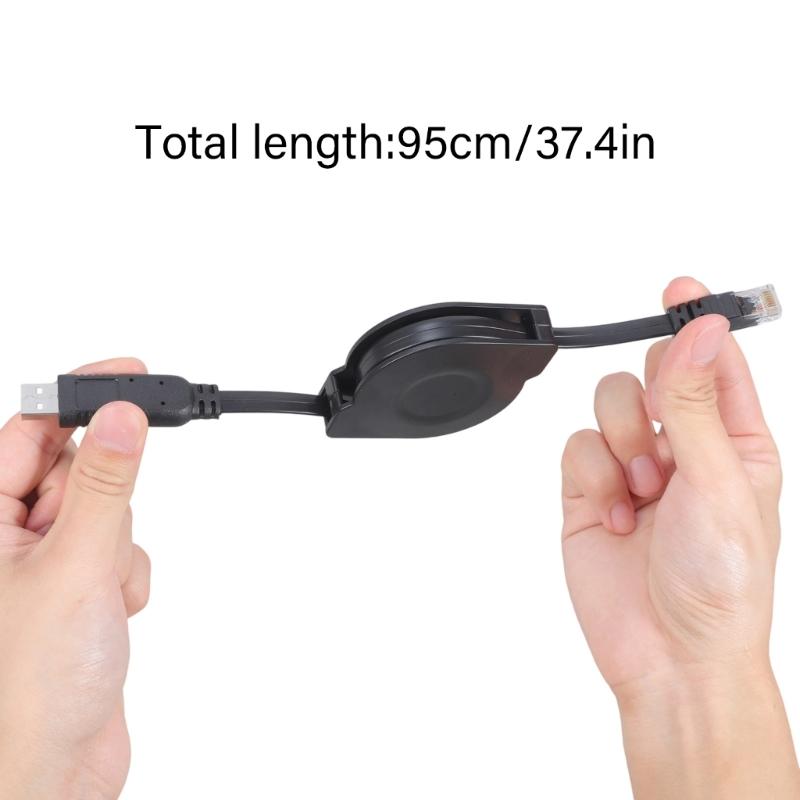 USB To RJ45 Serial Adapter Cable 8P8C Converter For Server Router Flexible Switching Configuration Direct Connection