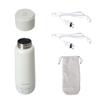 THANKO ThankPan Electric Bottle Kettle KGBD25HWH, White, Small, Compact, Portable, Stylish, and Cute, with Temperature Control