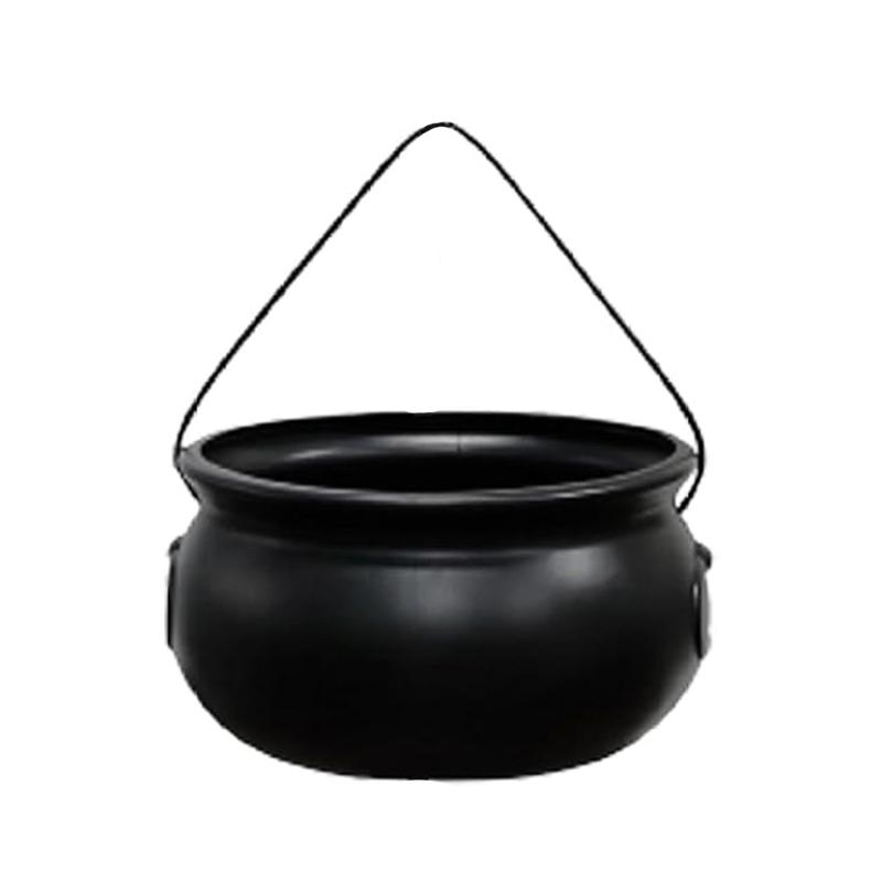 Festive Witch Cauldron Decoration Green Lighted Pot On Tripod for Terrifying Themes Adult Halloween Party Supplies Decor