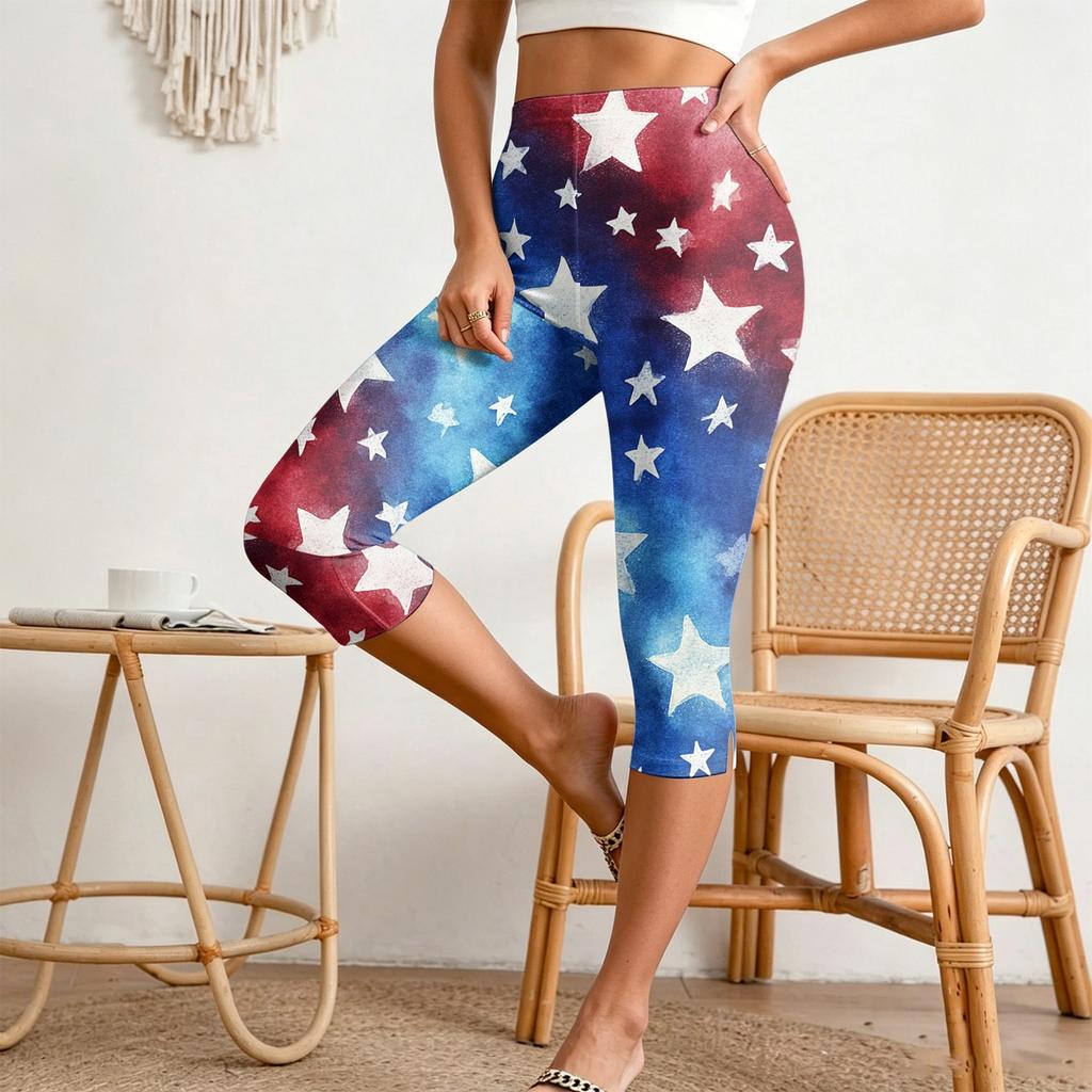Women's Casual Pants with Elastic Waist, Slim Fit Split Hem Trousers for Daily Wear