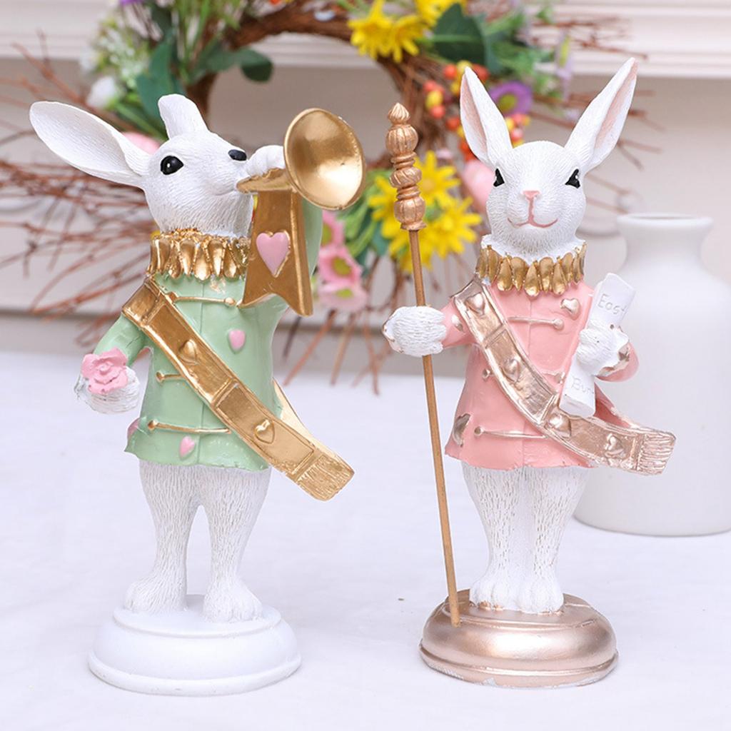 Easter Scepter Trumpet Home Resin Decoration Exquisite Elegant Cute Ornaments