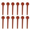 12Pcs String Peg Rosewood Tuner Key Pin Tuning Tool Instrument Accessory Set Kit