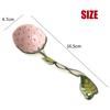 1 Piece Ceramic Soup Spoons Cute Strawberry Spoons Long Handle Porcelain Tablespoons Dinnerware for Ice-cream Desserts Cereal Soup Yogurt