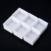 6/12/24/48 szt. Białe Puste Pełne Pojemniki Połówki Pojemników Akwarele Artystyczne Siatka Materiały do Malowania Artykuły Artystyczne Paleta Malarska