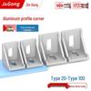 Aluminiowy Kątownik Prawy do Profili 2020