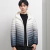 Herren Winter Novel Gradient Jacke 90% weiße Entendaunen Herren Kapuze Ultraleichte Sportjacken Warme Outwear Parkas Outdoor Mantel