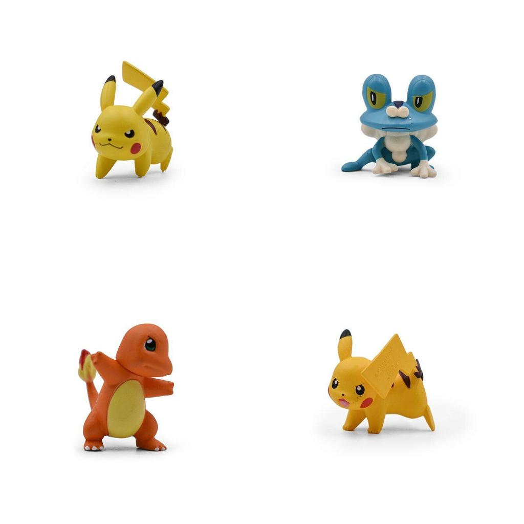 Exquisite 4cm Pokemon Character Anime Action Toy Figure Model Featuring Charmander Cubone Bulbasaur