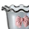 Glass Ice Cream Bowl Flower Shape Household Clear Serving Bowls Parfait Fruit Cup for Tea and