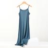 Plus Size Slimming Modal Cotton Spaghetti Strap Sleep Dress - Solid Color