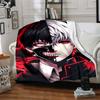 1Pc Tokyo Ghoul Artwork Blanket For Couch Bed Plush Cozy Fuzzy Blanket Super Soft Warm Blankets For Fall And Winter 091857
