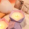 Dices Shape Silicone Mold DIY Epoxy Resin Candlestick Molds Jewelry Storage Box Table Ornament Making Tool Easy to Clean