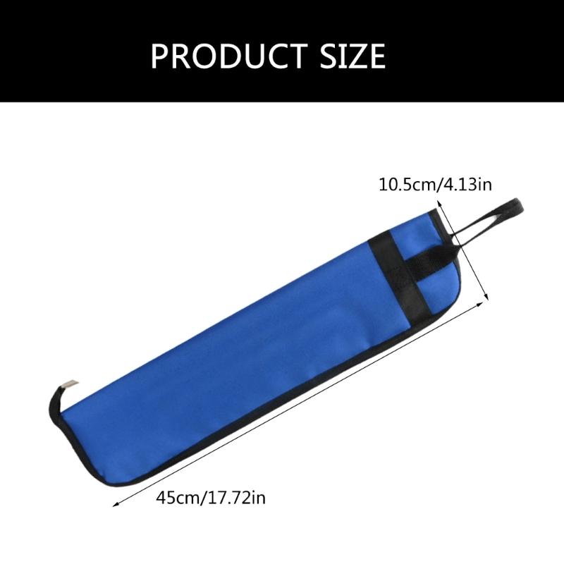 Oxford-Gewebe Drumstick-Tasche mit gepolstertem Innenraum für Perkussionssticks und Schlägel Mehrzweck-Perkussionszubehör-Tasche