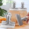 8PCS Round Corner Food Packages Clamp Strong Spring Stationery Clips Durable Photo Clip  Student