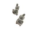 Cute Flocking Cat Earrings Adorable Kitty Stud Earrings Dainty Trendy Animal Ear Studs Jewelry For Women Unique Gift for Cat Lov