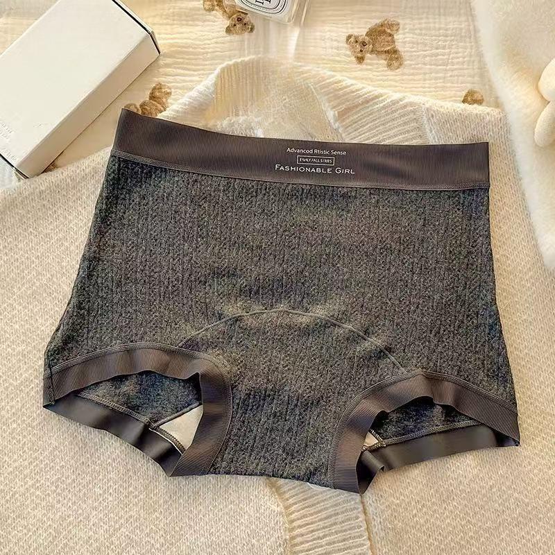 Large Size Women Spring and Autumn Antibacterial Extended Crotch Full Hip High Shot High Waist Flat Angle Briefs