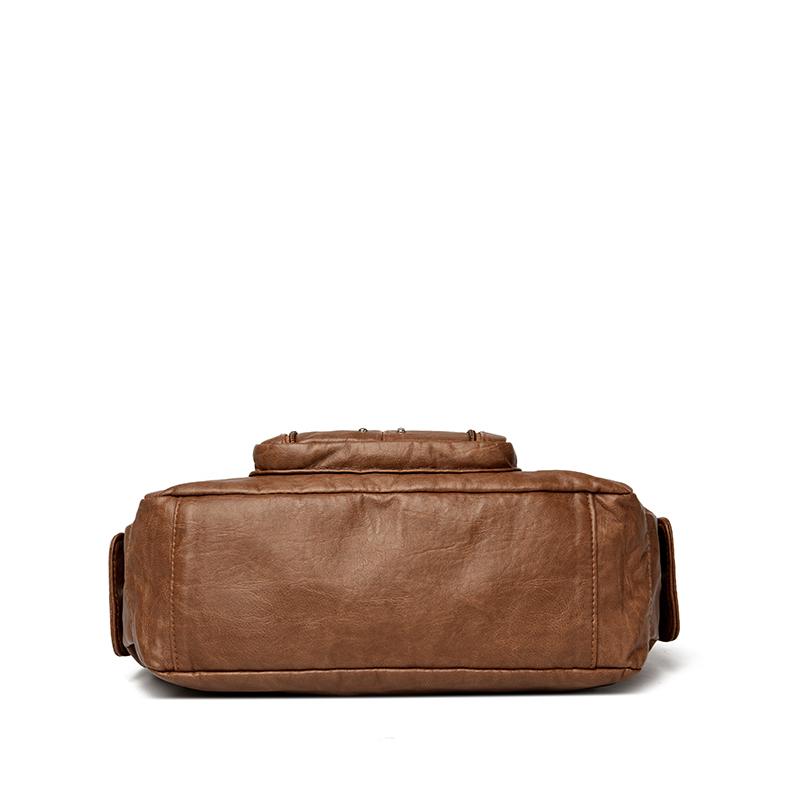 Nye Luksus Håndtasker til Kvinder Kvinder Tasker Designer Vintage Bløde Lædertasker Mode Satchel Motorcykeltaske Tote Tasker Skuldertaske