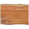 Vidaxl Blat Do Stołu, 80X60X2,5 Cm, Drewno Akacjowe, Naturalna Krawędź