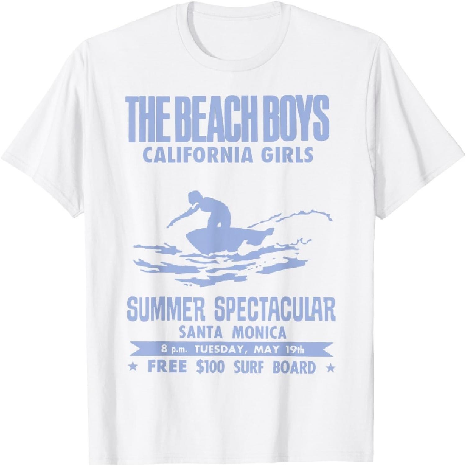 Official Beach Boys California Girls White T-Shirt S