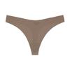 Thin Sexy T-pants Low-rise Sports European and American Seamless Ice Silk Transparent Yoga One-piece Mask Underwear Women