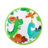Dinosaur-Themed Birthday Party Disposable Tableware Set: Paper Plates, Cups, and Napkins for Girls