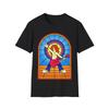 Stained Glass Rock Guitarist Tee, Musician Gift, Band Shirt, Guitar Player Top