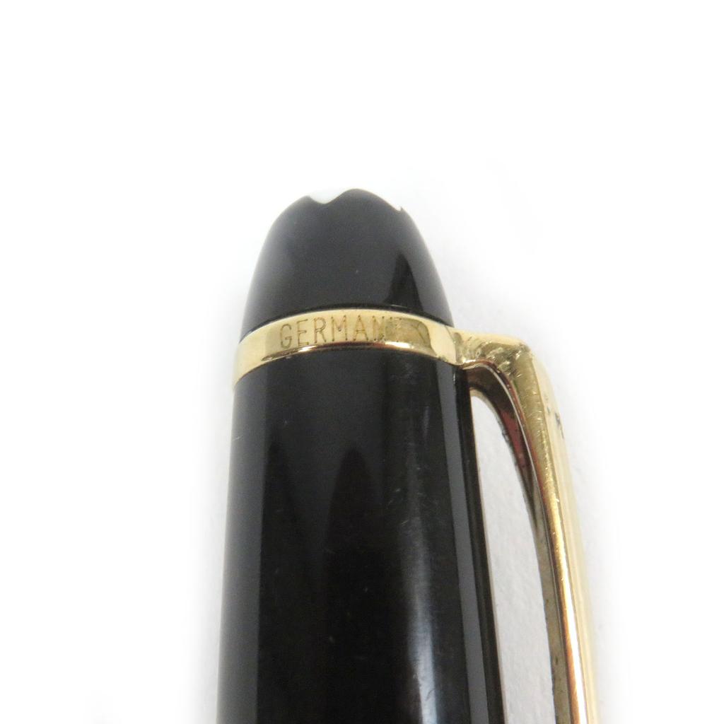 Sehr guter MONTBLANC Kugelschreiber Meisterstück Classic Kappe Typ Schwarz Gold Herren Gebraucht