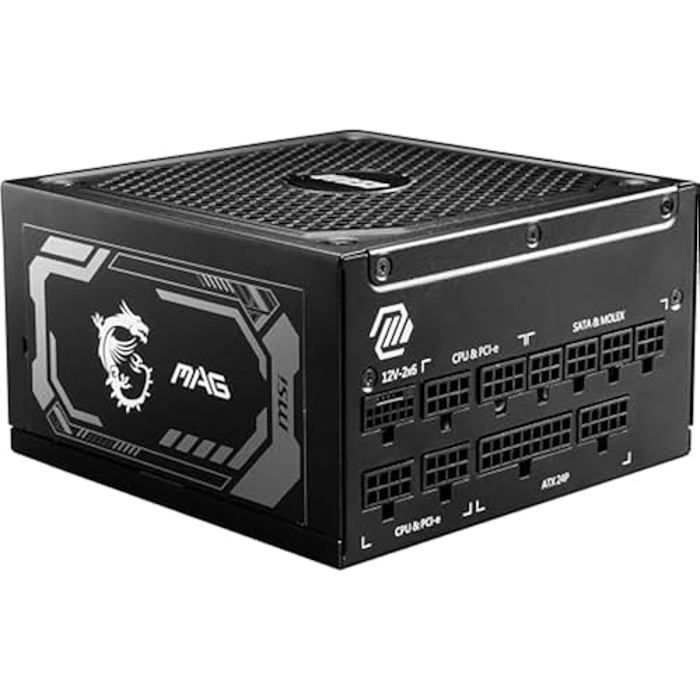 Alimentation - MSI - MAG A1000GL - 1000W - PCIe5 - Haute Performance
