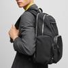 Hugo Boss Logo Letter Decorated Multi-Pocket Nylon Backpack Men backpack Black 50504306001