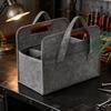 Drink Carrier With Handle 6-Cup Reusable Coffee Carry Bag Foldable Car Drink Holder for Travel Road Trip Camping Outing Picnic