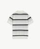 STCO Diems Ice Touch Striped Short Sleeve Knit_White (Classic Fit)_Dktxb15Ctw