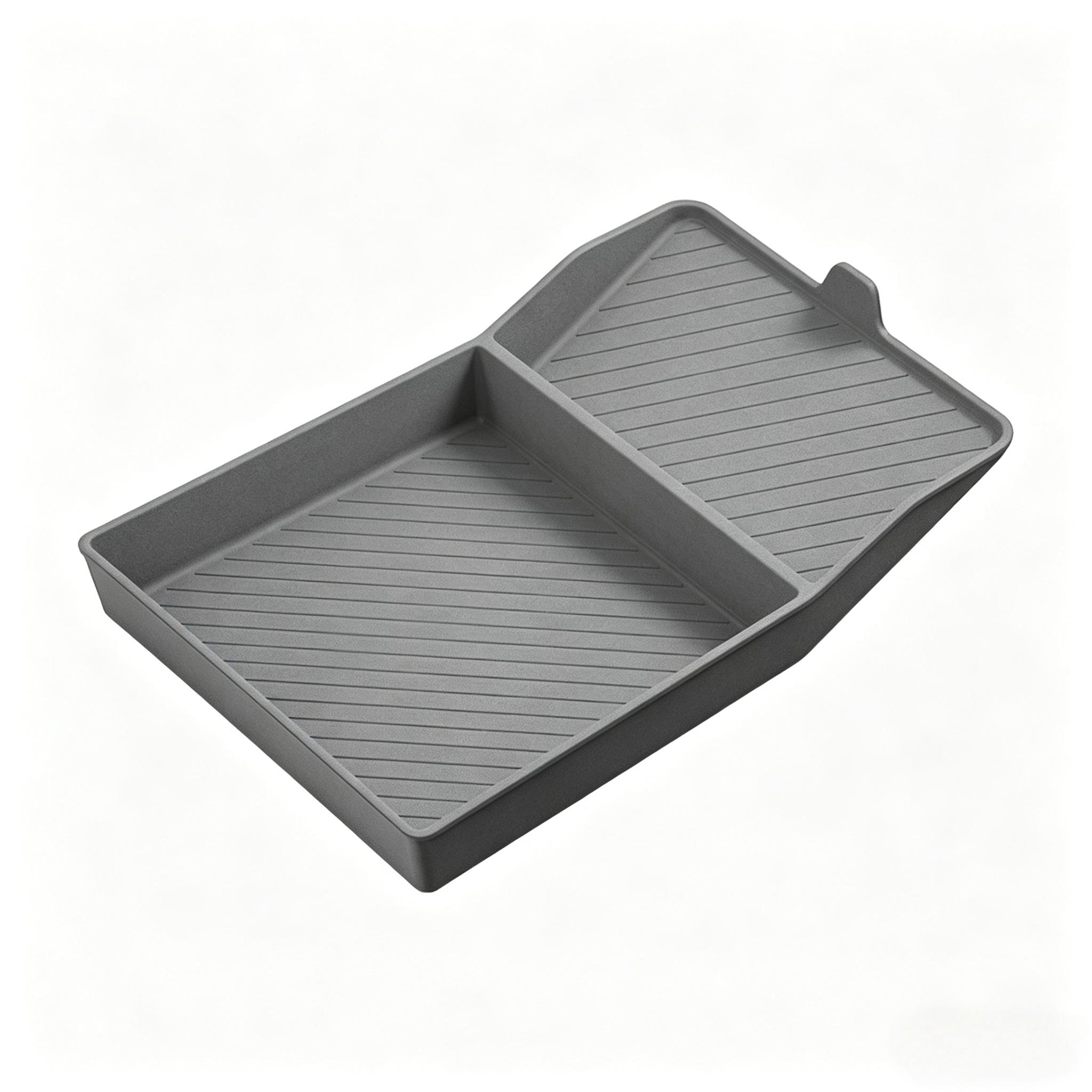 Pour Tesla Model Y Standard Rwd Boîte Accoudoir Rangement Central Boîte Accoudoir Boîte de Rangement Inférieure Plateau Organiseur Accessoires Voiture