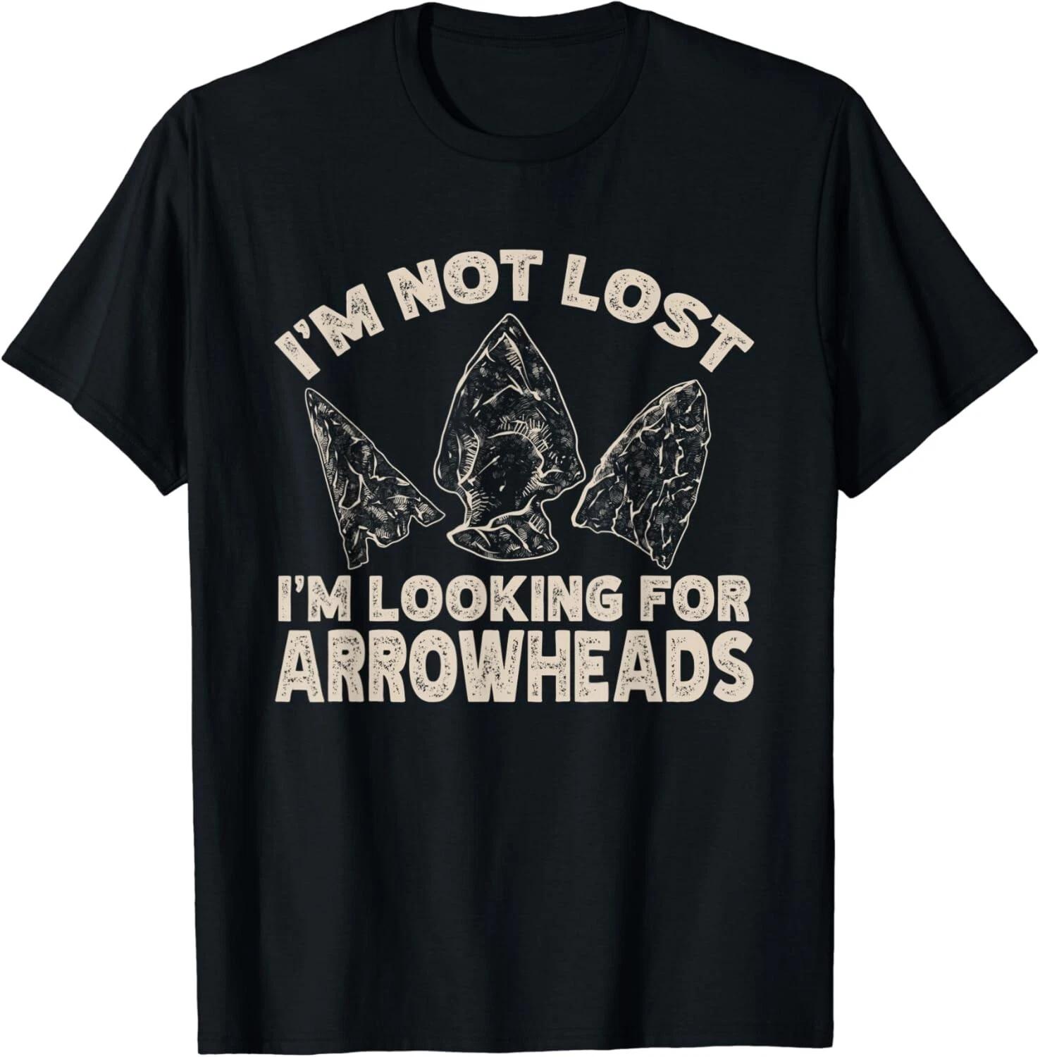 

Vintage Retro Arrowhead Hunter Arrowhead Hunting Gift Unisex T-Shirt 4XL