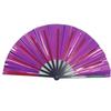 Exquisite Large Folding Hand Fan Laser Reflective Hand Fan Perfect Dance Fan  Festival Party