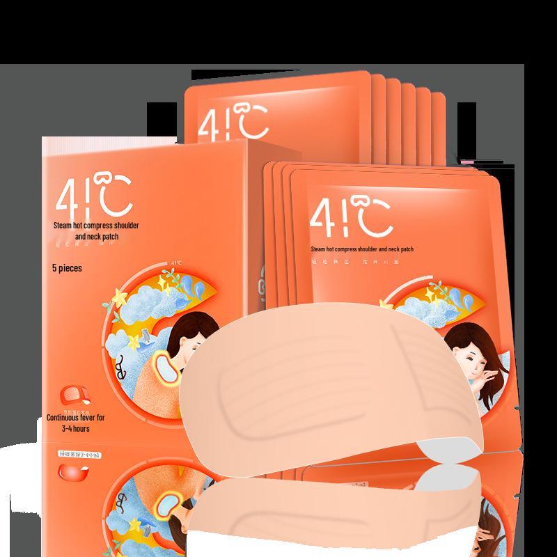 Теплый друг Патч-грелка для шеи и плеч - Стиль Yuanqi Daren 1 box (5 pieces, individually packaged) оранжевый