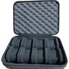 1Pcs Hard Eva Watch Storage Case With 6/8 Slots Soft Shockproof Lining Perfect For Home Travel Watch Collection