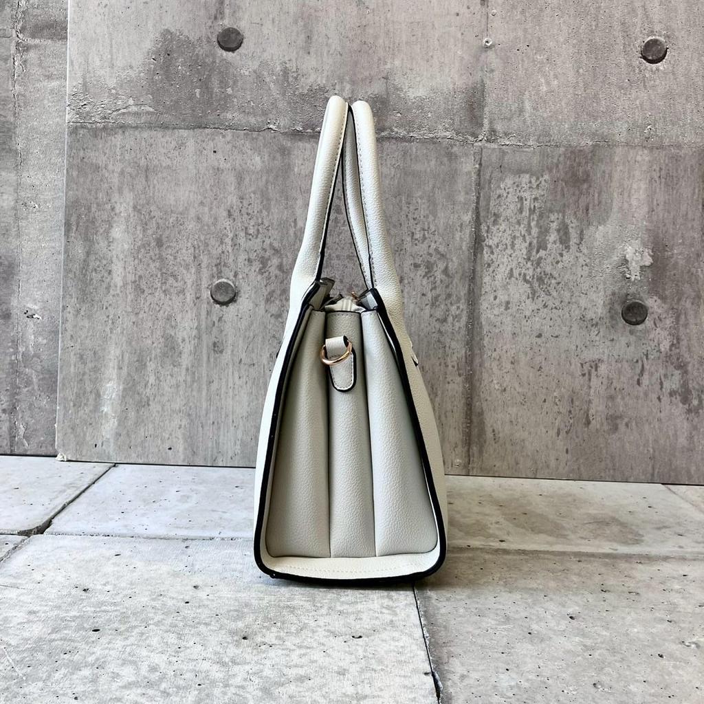 [Malve] Tragetasche mit dreilagiger Faltstruktur und erweiterbaren Fächern für viel Stauraum (schwarz)